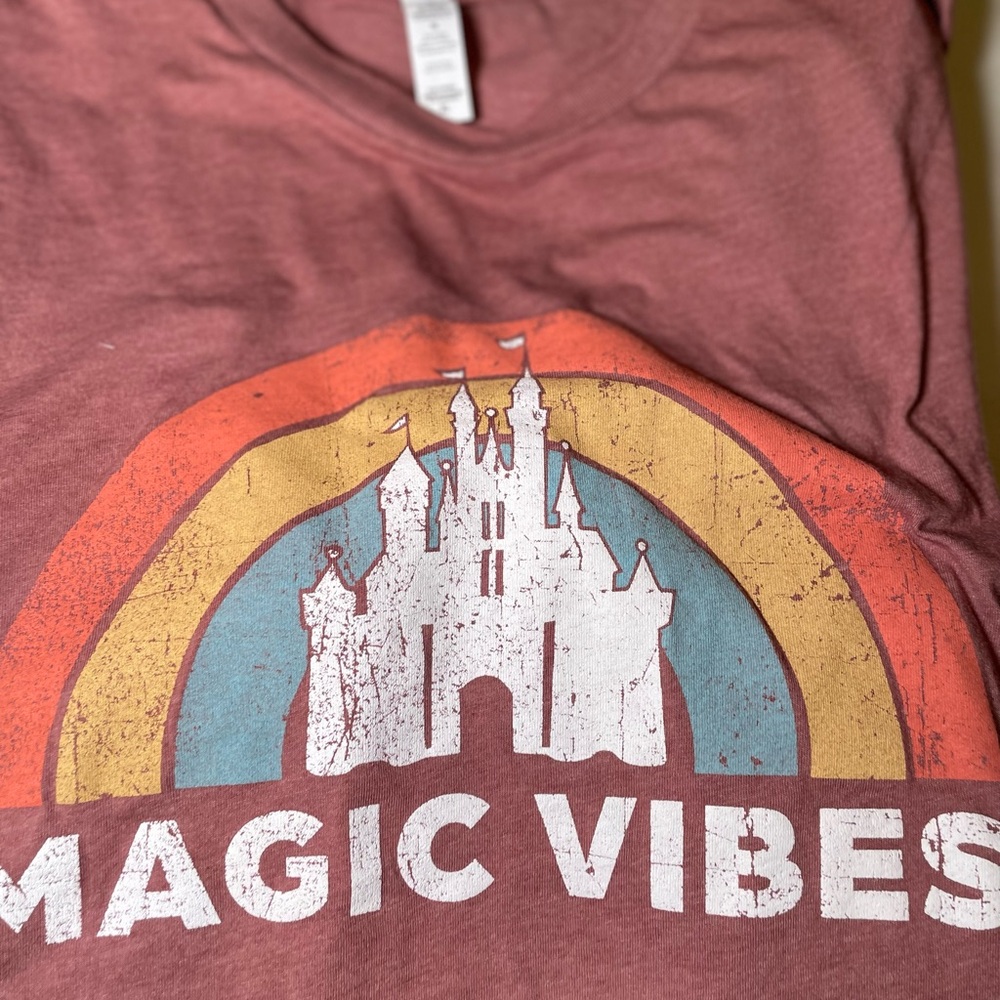 Magic Vibes Disney Shirt - Red